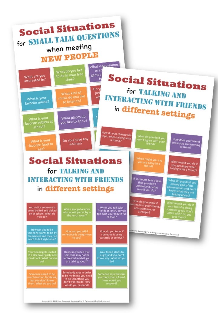 Social Situations for Making Friends