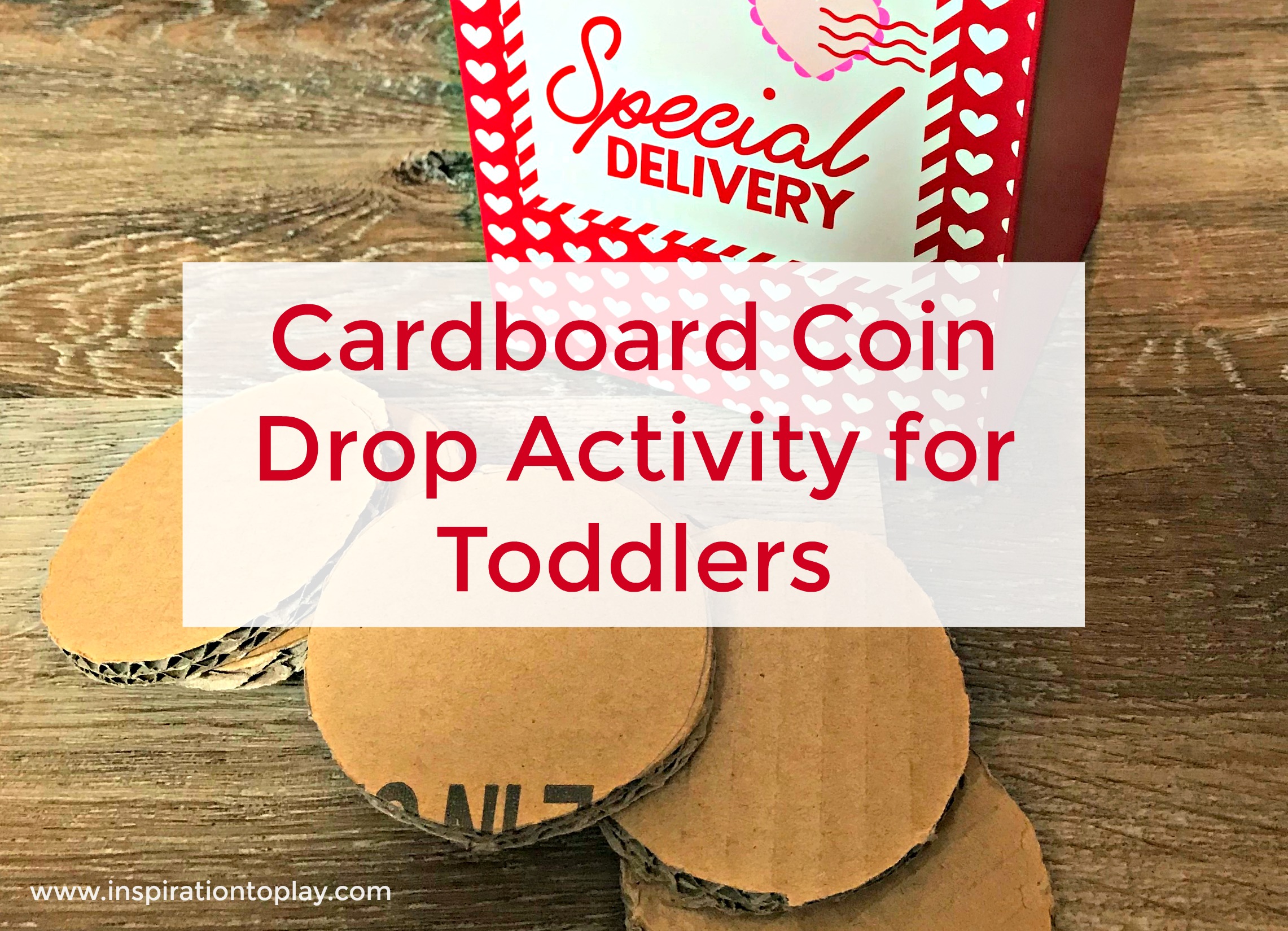 Fun Coin Drop Cardboard Coin Drop Activity for Toddlers - Learning For A Purpose