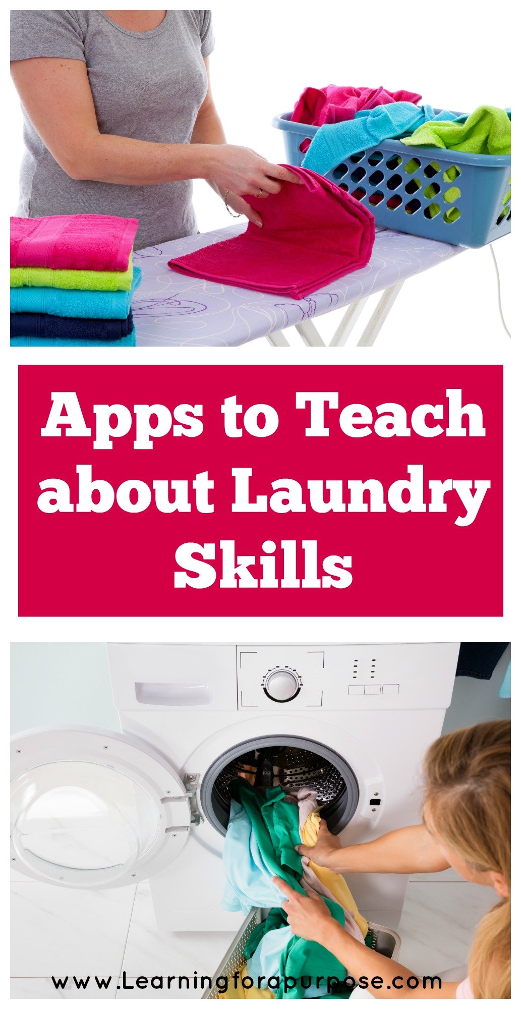 Apps to Teach about Laundry Skills